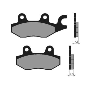 brake pads Polini sintered for Kymco, Yamaha, Hyosung