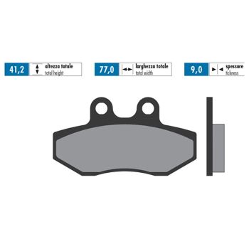 brake pads Polini sintered for Yamaha Cygnus, MBK Flame