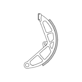 brake shoe Polini 135x16mm for drum brake for Piaggio / Vespa Ciao, Bravo, Grillo, SI, Vespino