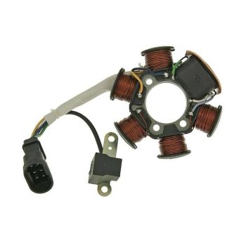 alternator stator for Piaggio engine with carburetor (99-)