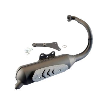 exhaust Polini for Peugeot vertical for attachment to the crankcase (S1A)
