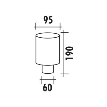 air filter Polini 60mm for Polini CP carburetor