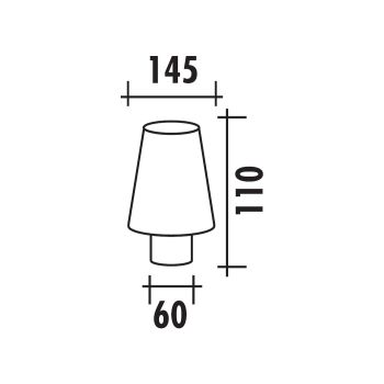 air filter Polini 60mm for Polini CP carburetor