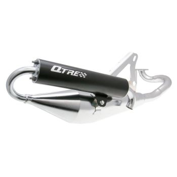 exhaust Tecnigas Q-Tre chrome for Minarelli horizontal