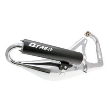exhaust Tecnigas Q-Tre chrome for Minarelli vertical
