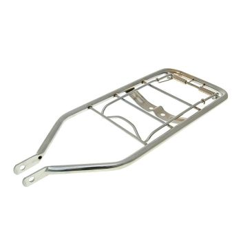 luggage rack chrome with spring clamp for Puch Maxi