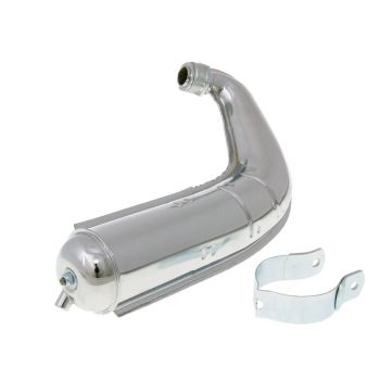 exhaust chromed for Mobylette GAC 40, 50