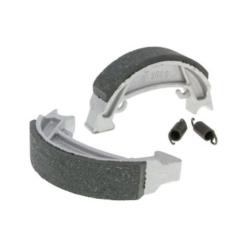 brake shoe set incl. 2 springs for drum brake 100mm for Puch Maxi Plus, MV50X, X50, Pionier rear