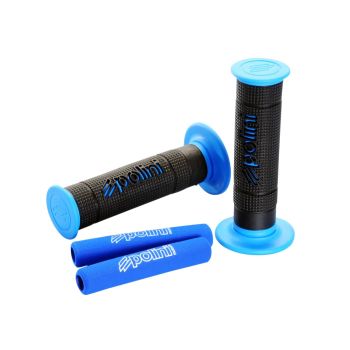 grip set Polini Big Evolution black / blue