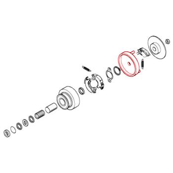 clutch shoe carrier / starter clutch housing for Piaggio Bravo, Ciao, SI