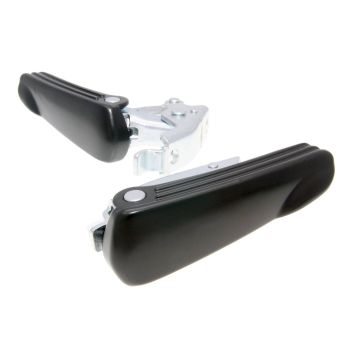 foot peg set black for Vespa GT, GTS 125-300cc