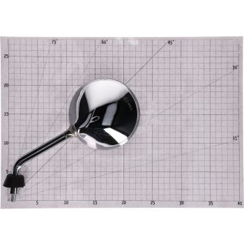 mirror set M8 chrome short version right-hand thread for Vespa GTS, GTV, LXV, LX, S, Primavera, Sprint