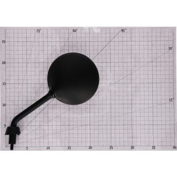 mirror set short version black M8 right-hand thread for Vespa GTS, GTV, LXV, LX, S, Primavera, Sprint