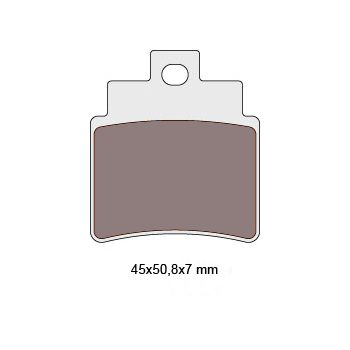 brake pads organic for Kymco KXR, MXU, Maxxer, SYM GTS = NK430.30
