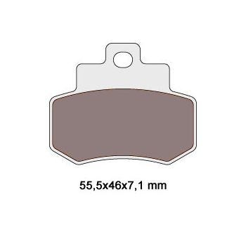 brake pads organic for Kymco Grand Dink 250
