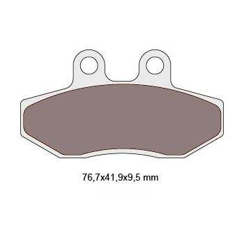 brake pads organic for Yamaha Cygnus, MBK Flame