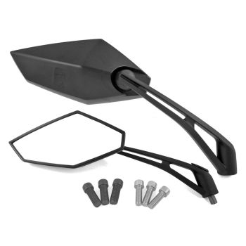 mirror set black M8 / M10 E-marked universal