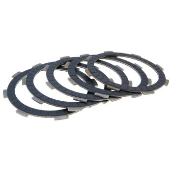 clutch disc / friction plate set LAM EBC Carbon for Honda TRX 250, Yamaha MT 125, YZF-R 125