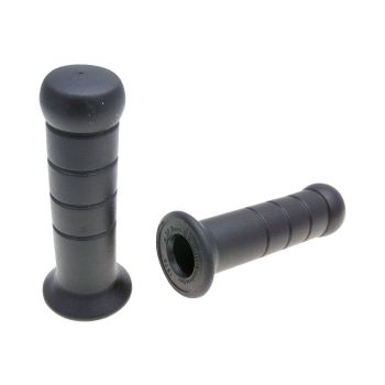handlebar rubber grip set Domino 2166 Scooter Piaggio style black 122mm