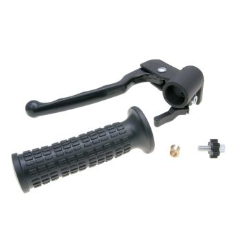 brake lever fitting left-hand w/ choke lever and grip for Piaggio Ciao, SI, Gilera Trend 1989-1992