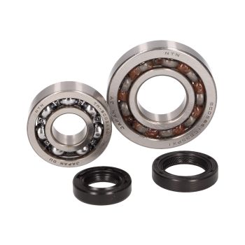 crankshaft bearing set for Aprilia Scarabeo, Piaggio Liberty, Zip, Vespa ET4 50 4T (1st series, 25mm bearing seat)