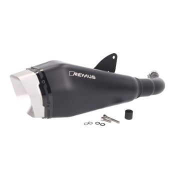 exhaust REMUS RS black for Vespa GTS, GTS Super 300 HPE Euro4 2019-