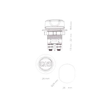 Massi lüliti d 29mm, 32V 100A