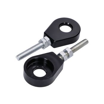 kettpinguti komplekt alumiinium must anodeeritud 12mm