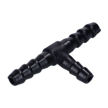 OEM Standard kütusevooliku T-tükk/T-liitmik must 6 mm