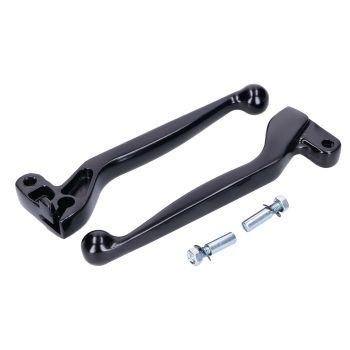 clutch and brake lever ALU Anodized black for Simson S50, S51, S53, S70, S83, SR50, SR80