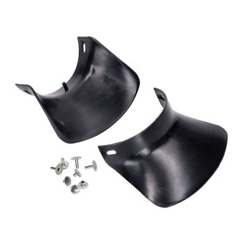 mudguard mud flap set black plastics for Simson S50, S51, S70