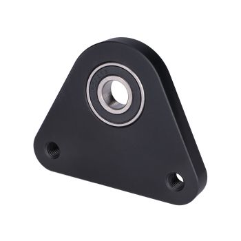tagumise rattalaagri plaat swiing racing alumiinium must Piaggio Ciao, Si, Bravo, Boxer jaoks