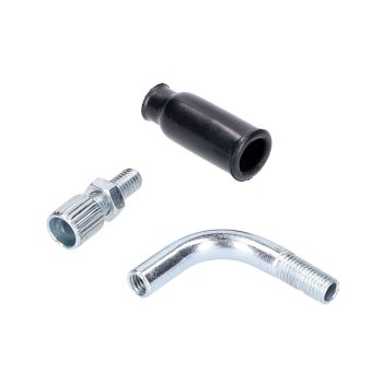 throttle cable pipe bend 90 degrees for Dellorto PHVA 12-17,5mm