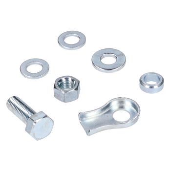 brake cable clamp plate set front / rear CiF for Piaggio Ciao, SI, Bravo, Boxer moped