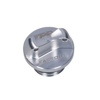 oil filler plug CNC TPR Factory silver M16 with sealing ring for Minarelli AM3, AM4, AM5, AM6