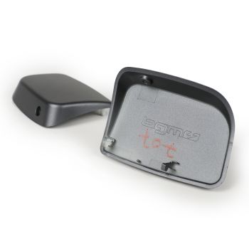 Pair of covers for brake master cylinder -BGM PRO, without mirror holes- Vespa GTL125/200 (ZAPM311, ZAPM312), GTS125 (ZAPM313), GTS250 (ZAPM451), GTS300 (ZAPM452), GTS i.e. Super125 (ZAPM453), GTS i.e. Super300 (ZAPM452) - grey matt (707/C)