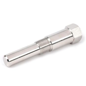 Piston locking tool (long version) -M14 x 1.25- (type NGK E-spark plug) - Vespa Smallframe V50, PV, ET3, PK, Largeframe PX, T5, Cosa, Sprint, Rally, VBB, Wideframe V1-15,V30-33, VL, VB, ACMA, Lambretta LI, SX, TV, GP