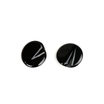 Pair of covers for mirror hole -BGM PRO- Vespa GTS 125-300 (ZAPMA3100, ZAPMA3200, ZAPMA3300) GTS HPE, Supertech (ZAPMA3600) - black (094)