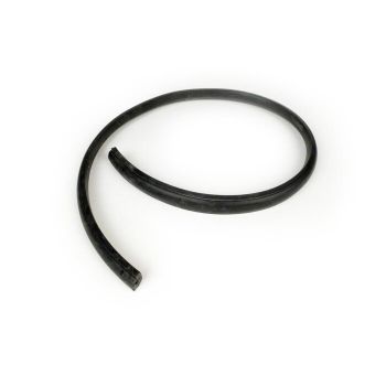 Side panel rubber trim -BGM ORIGINAL- Vespa PX, Vespa T5 125cc - black / rhs