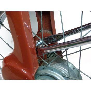 Front carrier -MOTO NOSTRA- Piaggio Ciao -Chrome