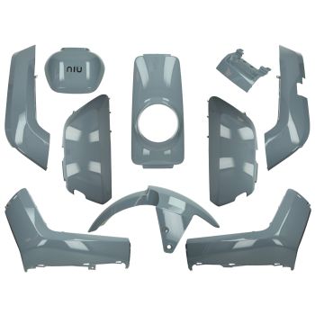 body kit 10-piece Nardo gray gloss for NIU-N1, NQi-Sport