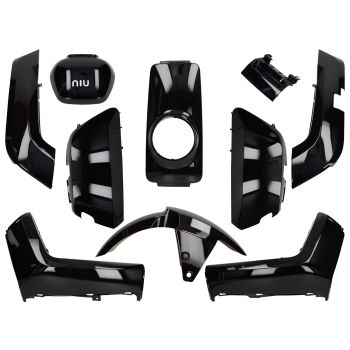 body kit 10-piece black glossy for NIU-N1, NQi-Sport