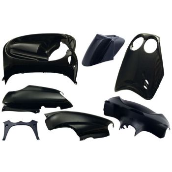 fairing kit EDGE 7-piece black metallic for Yamaha Neos / MBK Ovetto 50-100cc 2T -06/2007