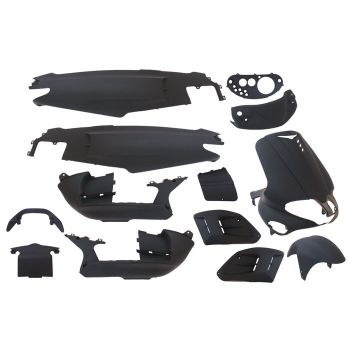 fairing kit EDGE 15-piece black matt for Gilera Runner -2005