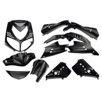 fairing kit EDGE 13-piece black metallic for Peugeot Speedfight 2