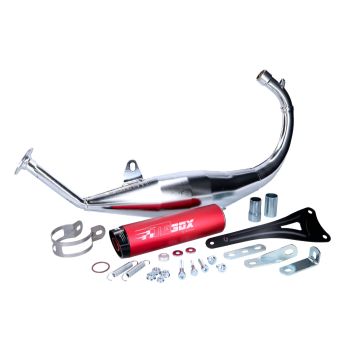 exhaust Tecnigas XS 2 chrome for Rieju, Beta, Motorhispania