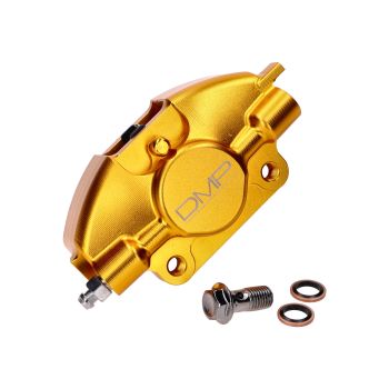 Brake caliper DMP CNC milled gold for Piaggio Sprint, Primavera, ZIP, LX
