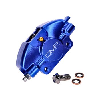 Brake caliper DMP CNC milled blue for Piaggio Sprint, Primavera, ZIP, LX