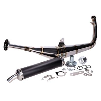 Exhaust system Motegra golden seams incl. rear silencer for Simson S50, S51