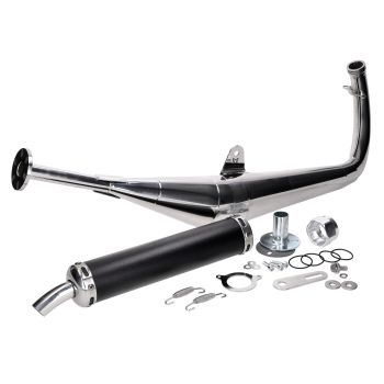 Exhaust system Motegra polished rear silencer for Simson S50, S51, S70